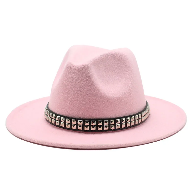 2020 Winter wool Fedoras For Women Wide 