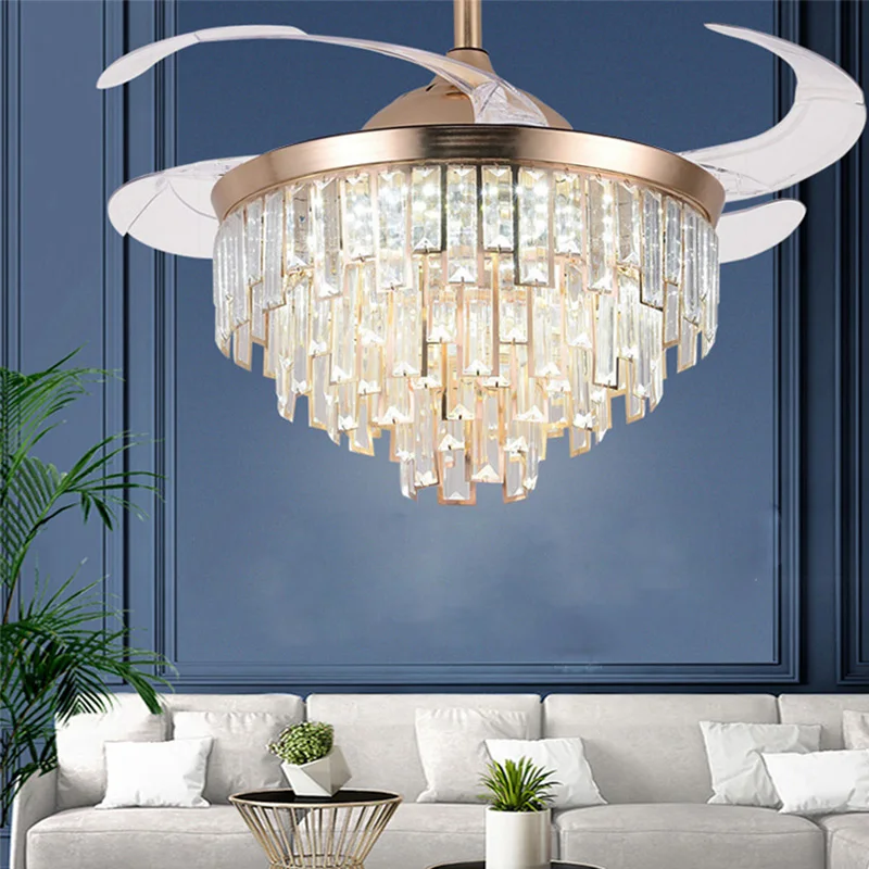 crystal ceiling fan light shades