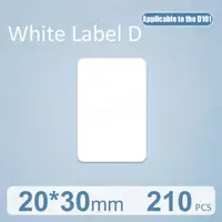 White 20X30mm