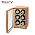 FRUCASE Watch winder box 6 automatic watch display case with LCD touch screen/LED light for Birthday gift preview-2