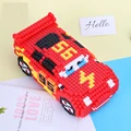 Disney Cars Lightning McQueen Building Blocks Car Assembly Model Mini Edition Splicing Birthday Gift Parent Child Building Block preview-2