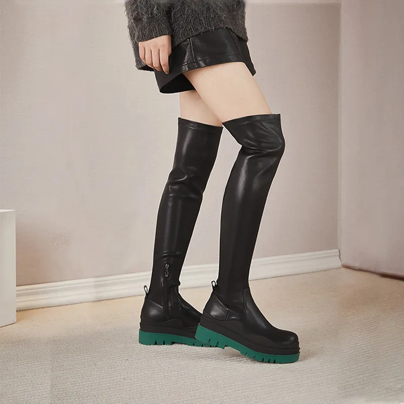 soft long boots