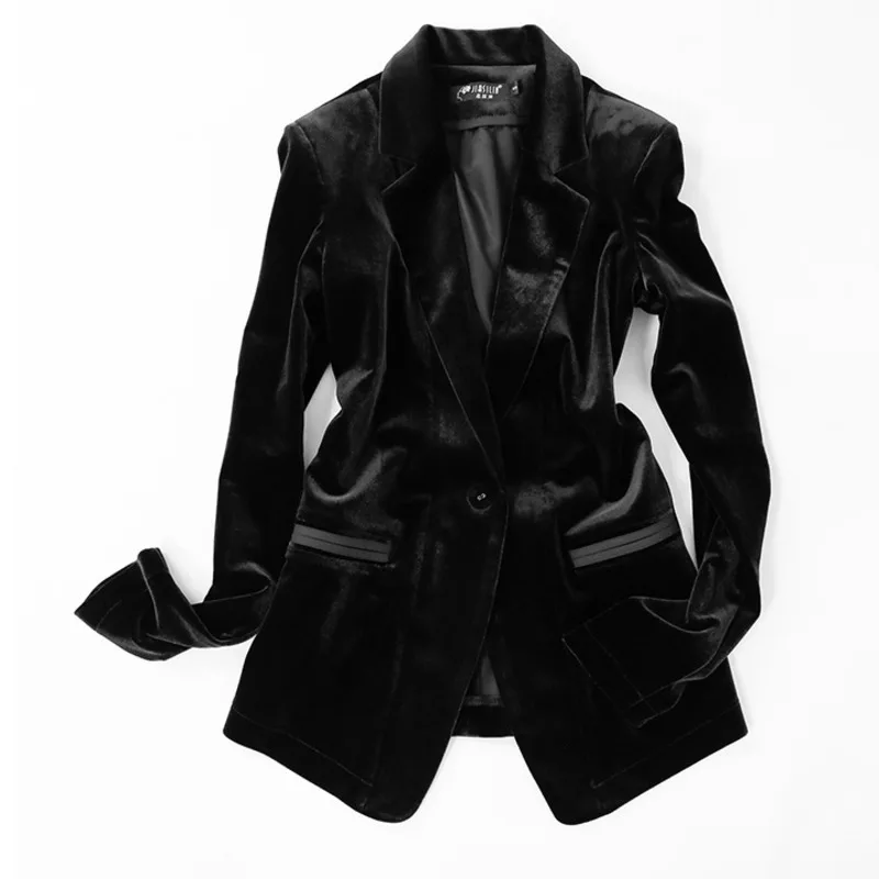 black velvet blazer women blue velvet 