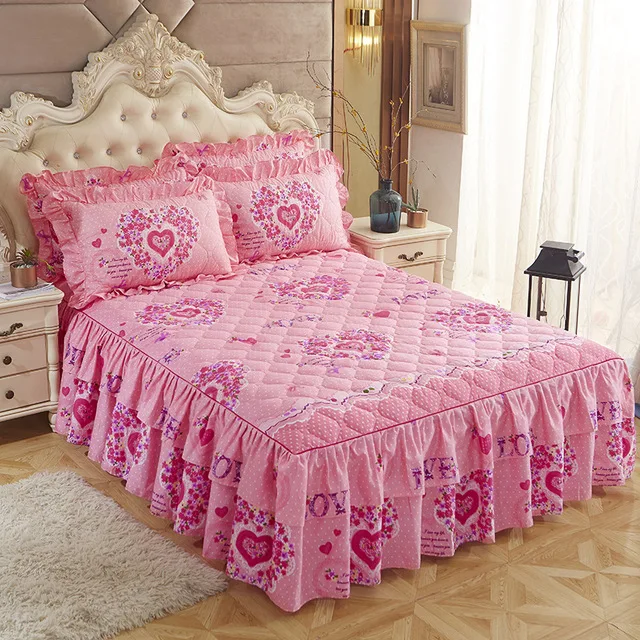 Princess Bedding Bed Skirt Pillowcases 