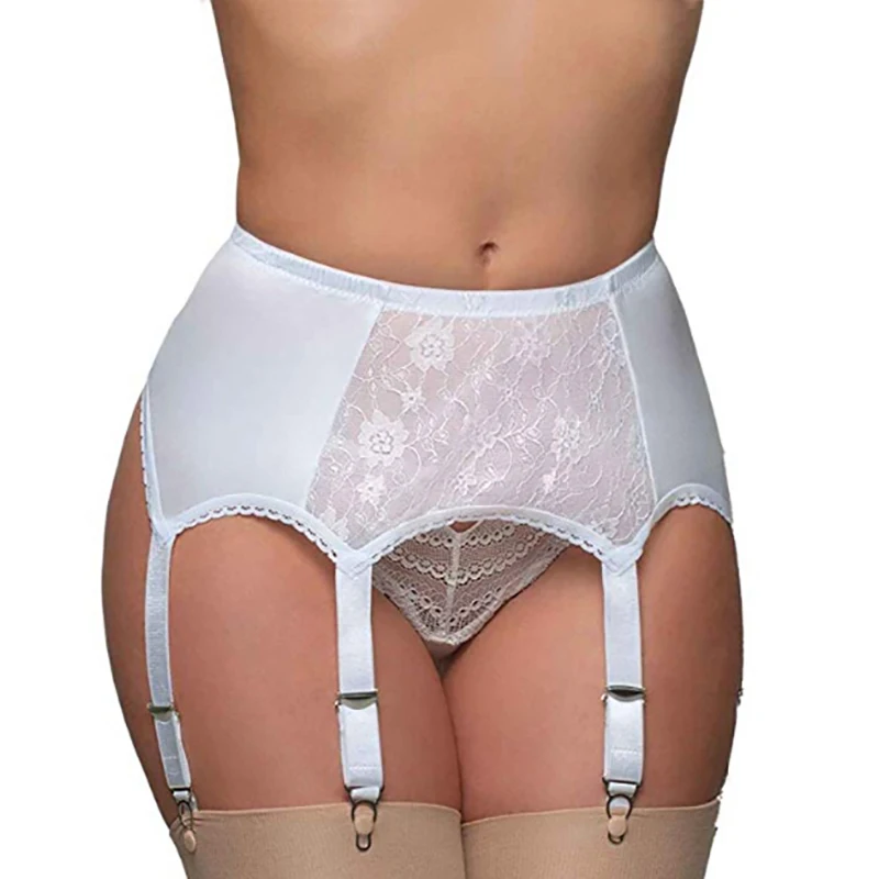 suspender belt and thong