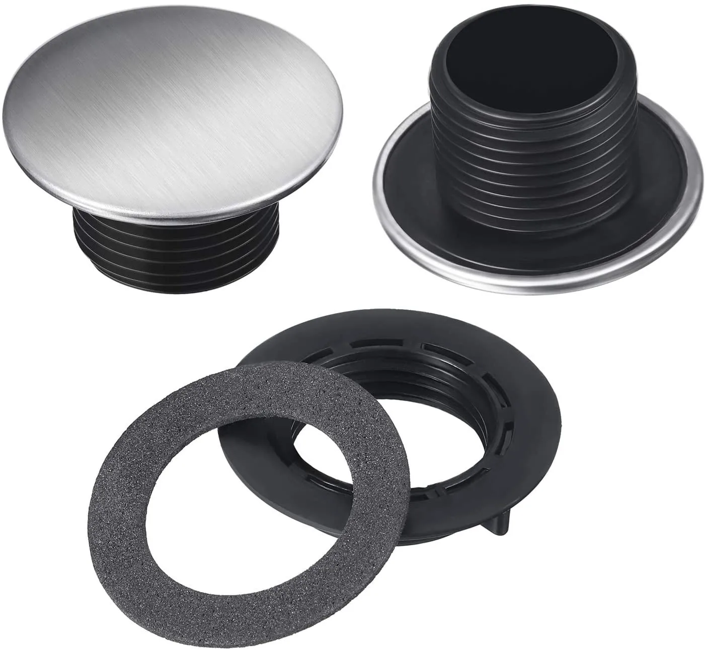 Купить Кухонная крепеж 2pc Stainless Steel Kitchen Sink Tap Hole