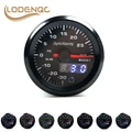 Lodenqc Car Meter Turbo Boost gauge 2'' 52mm Dual Display  PSI 7 colors Led Boost meter with Stepper Motor