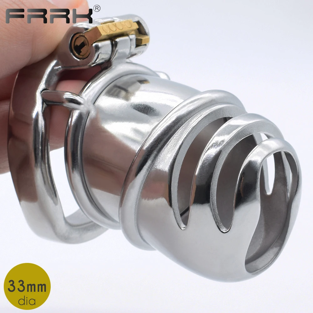 Купить Секс товары | FRRK Cock Sleeve for Penis Man Rings Stainless Steel  Male Chastity Belt BDSM Bondage Device Fetish Sex Toys for Adults 18