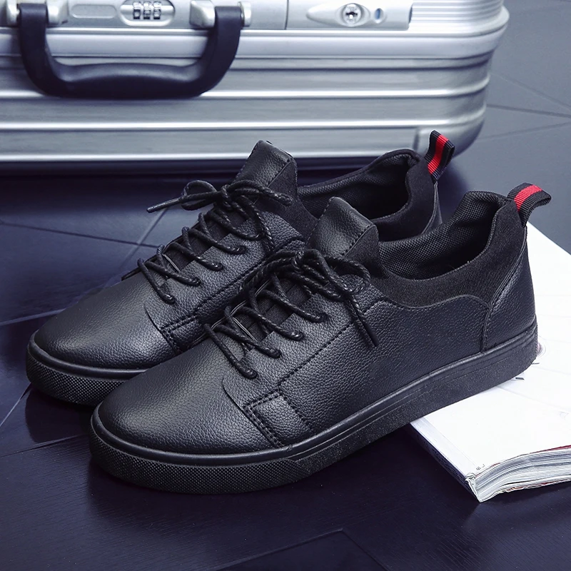 New White Black Shoes Men Shoes Fashion 