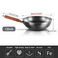 Gift Box High Quality Chinese Iron Wok Traditional Handmade Iron Pot Non-stick Pan Non-coating Induction and Gas Frying Pan preview-5