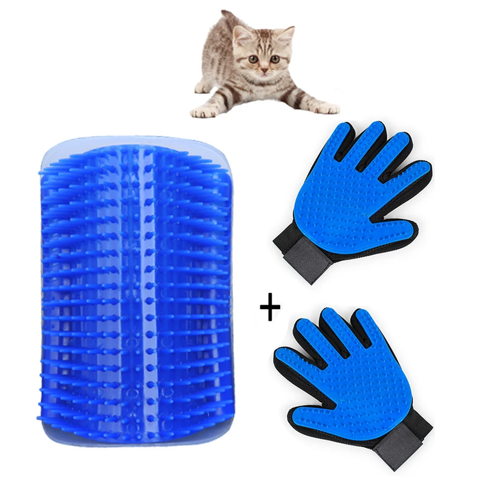 cat brush hand glove