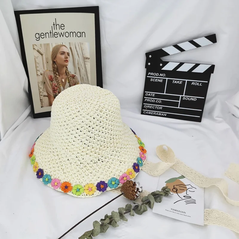 Lady Sun Hat Wide Brim Bowknot 
