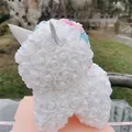 Lovely Min Rose Unicorn Soap Foam Artificial Flowers Toy Unicorn Wedding Valentine's Day Gifts for Girl Dropshipping preview-3