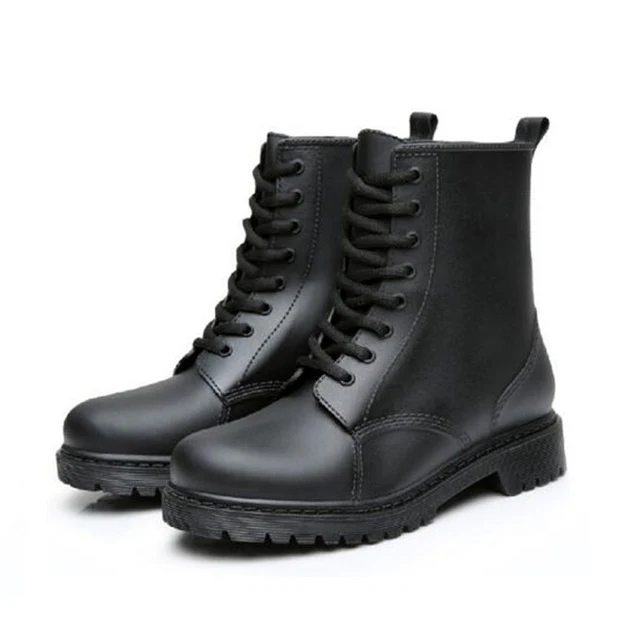 mens short rubber boots