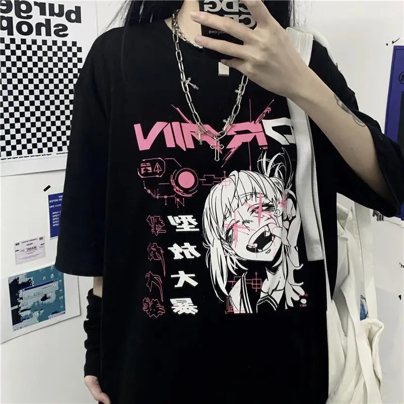 Anime t shirt womens Clearance