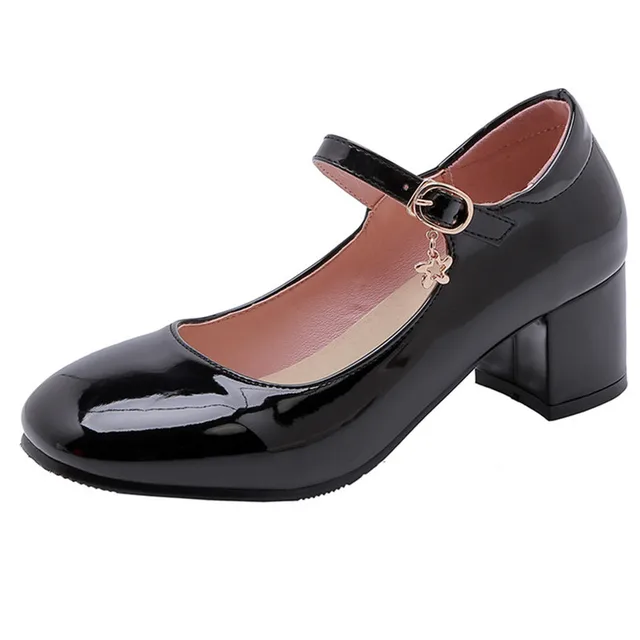 mary jane leather womens shoes