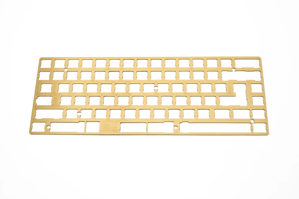 60 keyboard plate brass