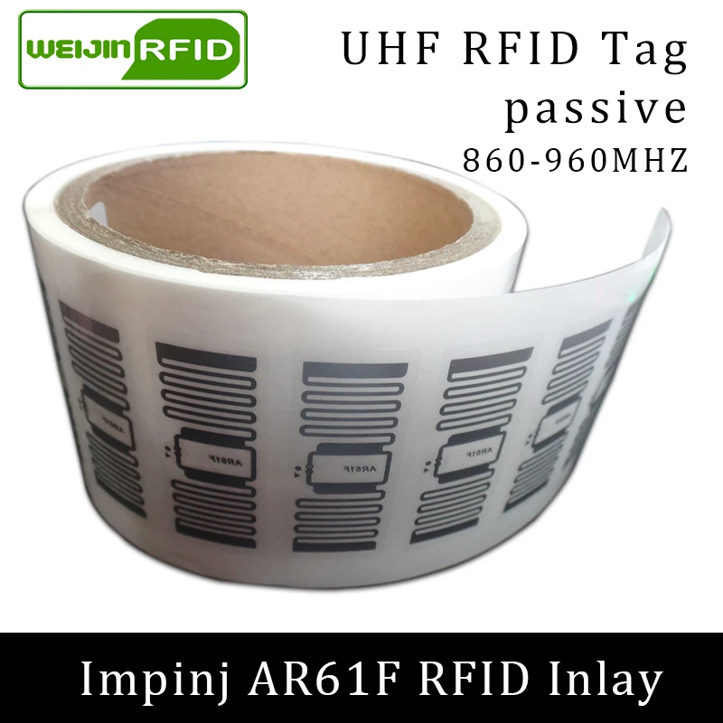 Купить Устройства iot RFID sticker UHF tag impinj MonzaR AR F wet inlay mhz mhz