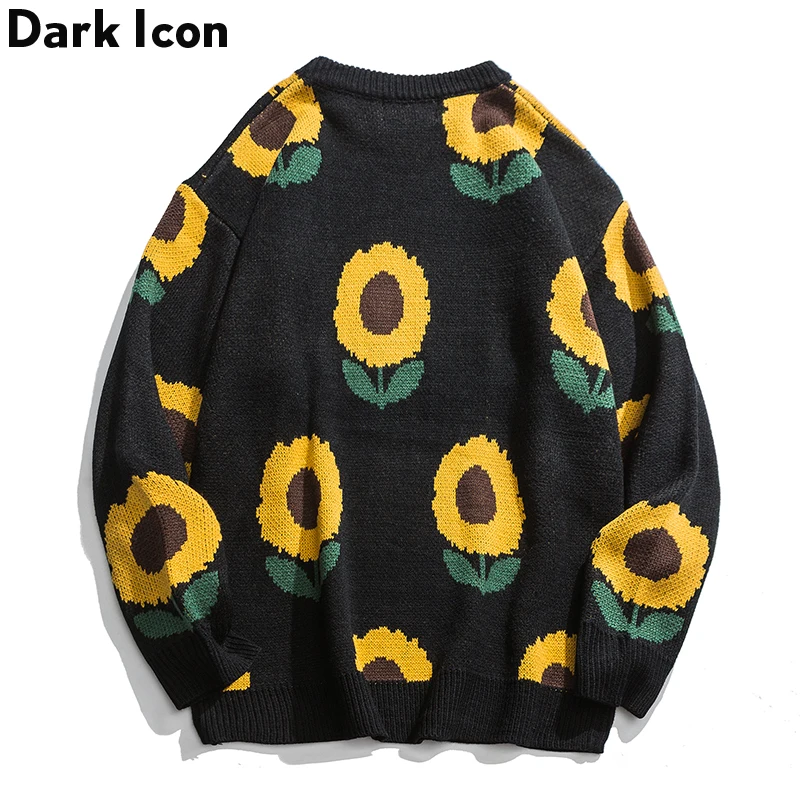 Dark Icon Sunflower Sweater Women Men 