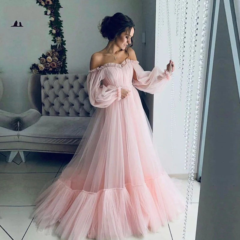 Elegant Pink Evening Dress Cheap Price 