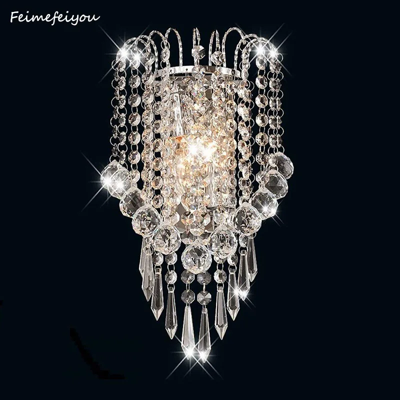 crystal battery operated wall sconces