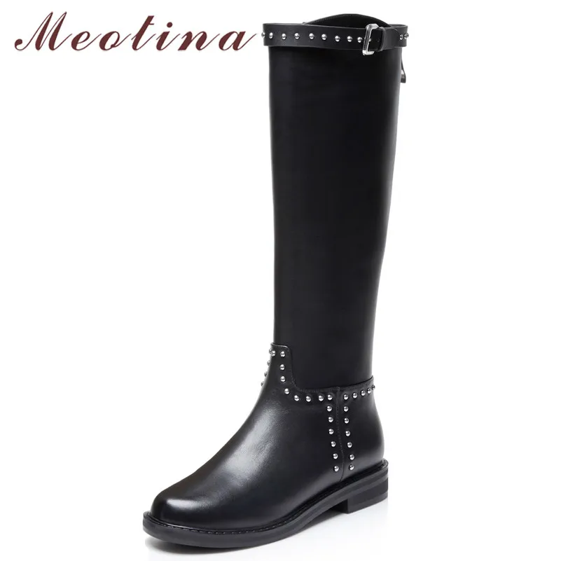 flat high boots for women