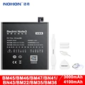 Nohon BM45 BM46 BM47 BN41 BN43 BM22 BM35 BM36 סוללה עבור Xiaomi Redmi 3 3s 3x 4x Note 2 3 4 4x MI 5 4C 5s החלפת באטריה
