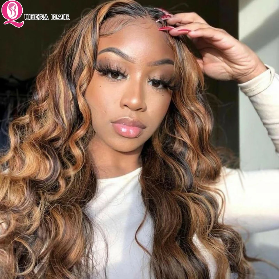 blonde wig with highlights