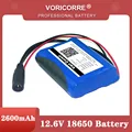 12 V 2600 mAh lithium-ion Battery 12.6 V to 11.1 V CCTV Camera Rechargeable battery pack 18650 batteries preview-1