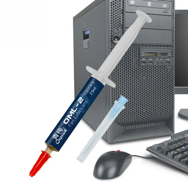 Купить Алиэкспресс Fan Cooling Paste Iubricant 2ml Computer Fan