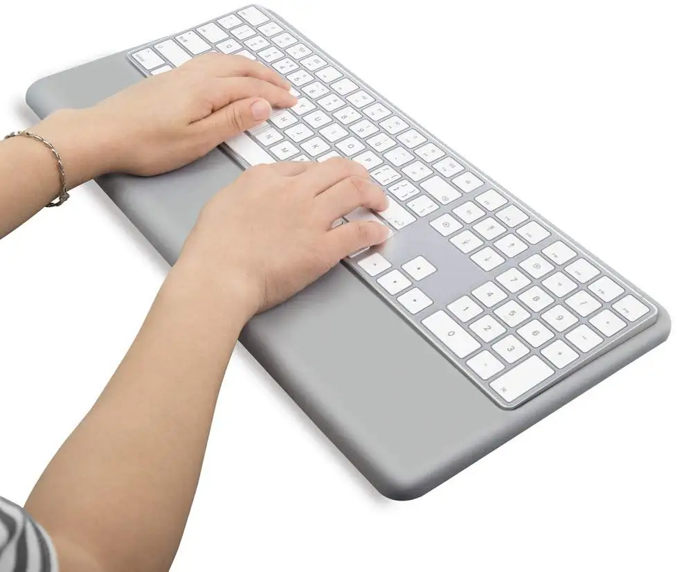 wireless keyboard with palm rest