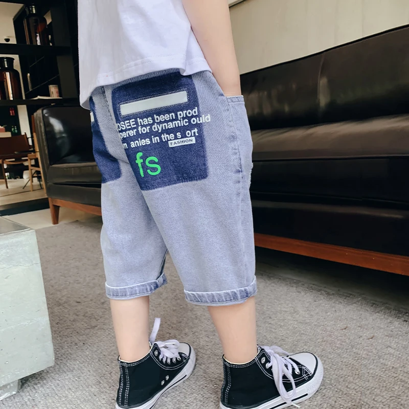 IENENS Boy Shorts Jeans Children Short 