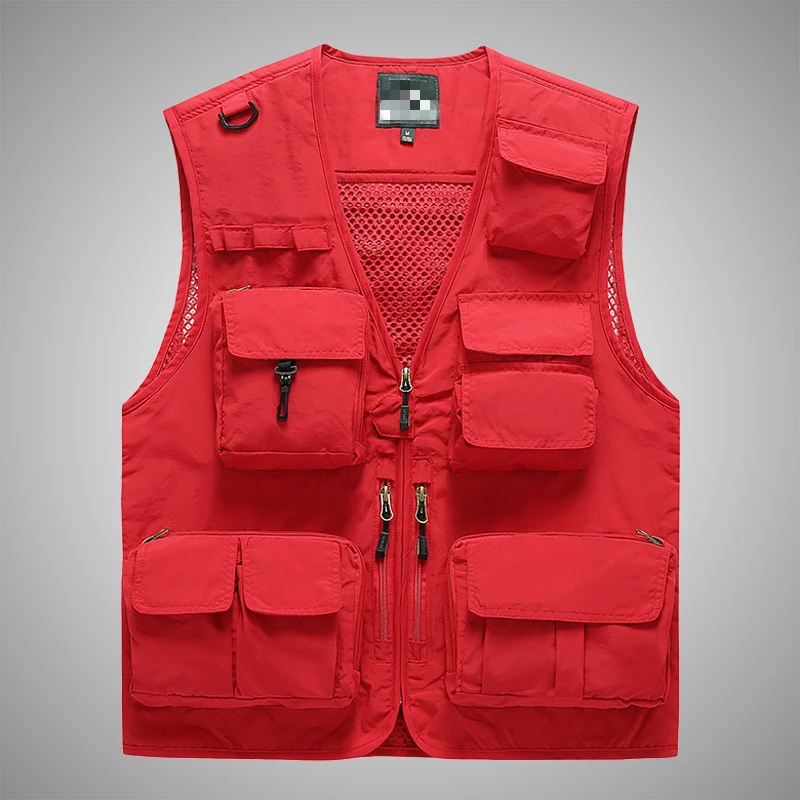 Summer V-neck Men Tactical Utility Vest 