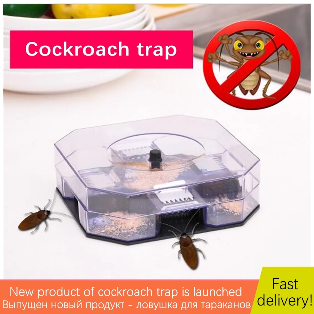 Home effective cockroach trap box Reusable cockroach kill bait cockroach insecticide pest control tool Dropshipping preview-7