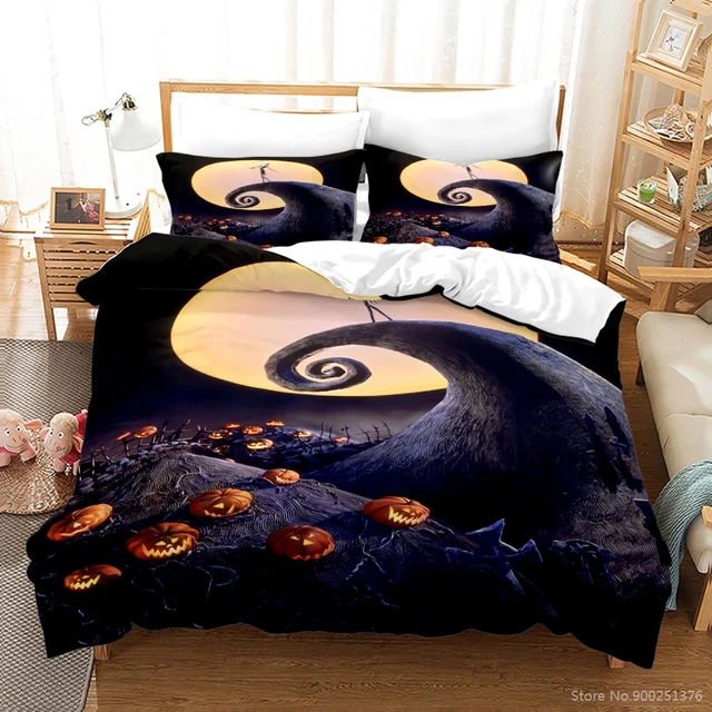 nightmare before christmas queen bed set