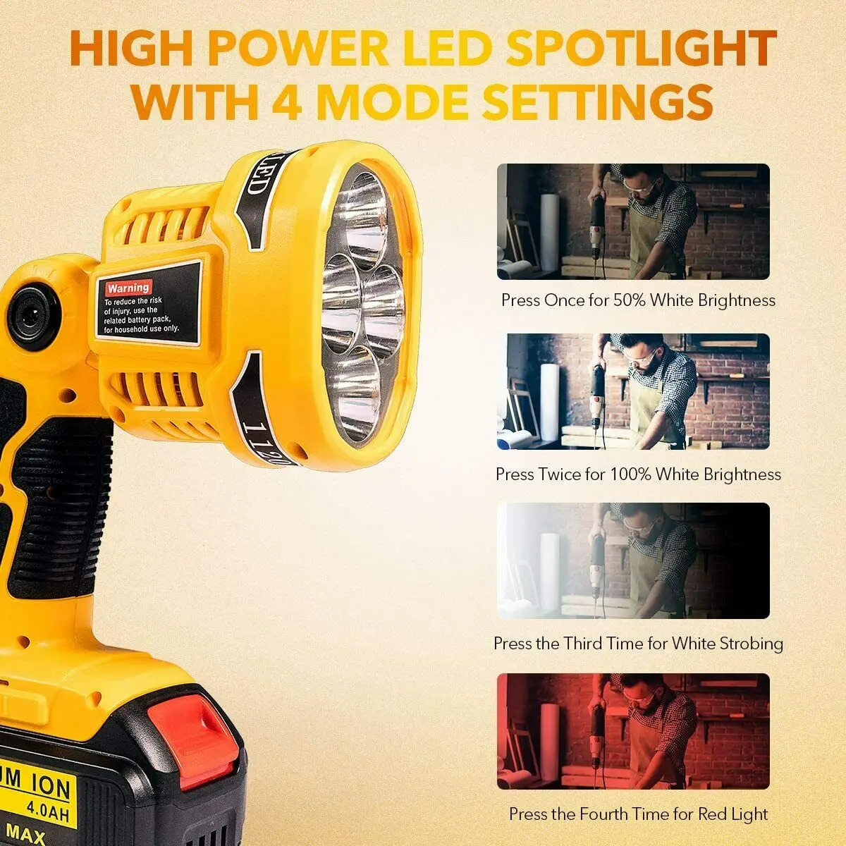 dewalt cordless flashlight