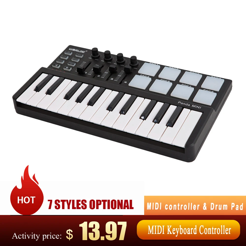 panda mini midi keyboard