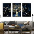 Abstract Bird Add Frameposter and Printmaking Nordic Wall Art Tree Canvas Painting with Frame Living Room Bedroom Graphics Hom preview-2