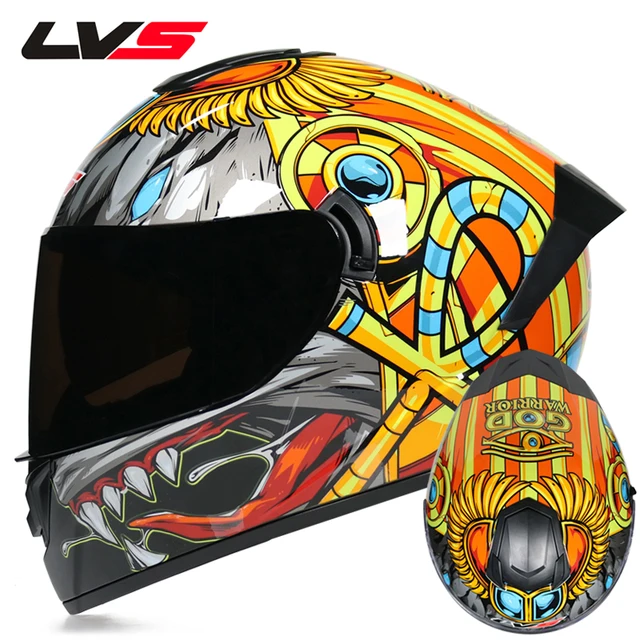 psychedelic motorcycle helmet