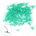 50pcs Hook Stops Beads Carp Fishing Accessories Stopper Green Black Carp Fishing Hair Chod Ronnie Rig Pop UP Boilie Stop preview-2