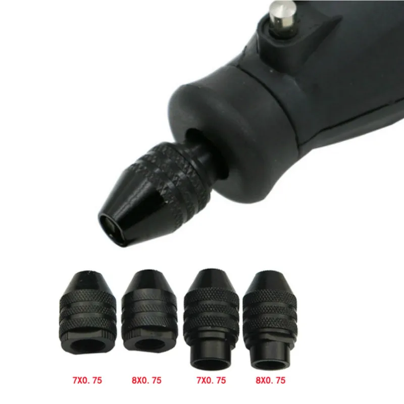 0.3-3.4mm Mini Multi Keyless Drill Chuck M7 M8X0.75 Three-Jaw Drill  ChuckL~YN