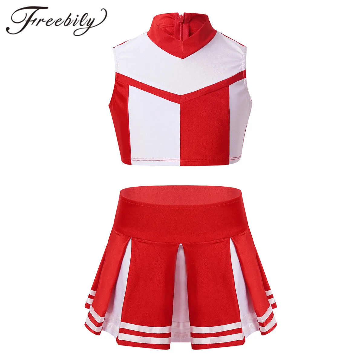 pleated cheerleading uniforms