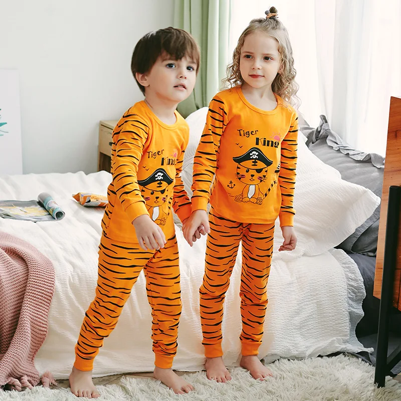 Autumn Clothes Kids Thermal Underwear 2 piece Suit Toddler Baby Cotton Clothing Sets Newborn Baby Boys Girls Long Sleeve Pajamas