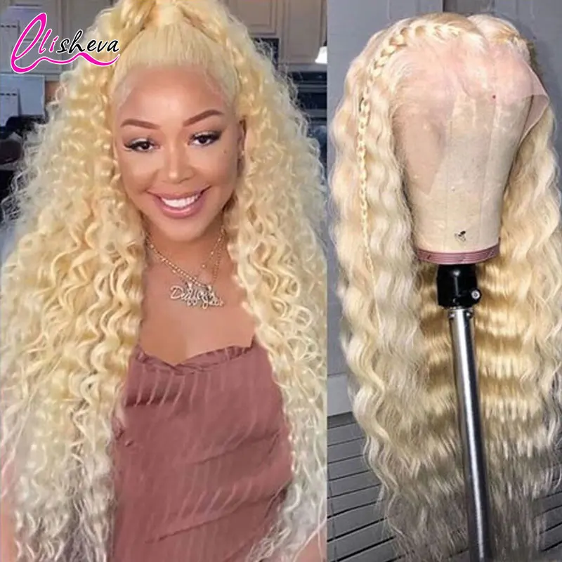 613 deep wave lace front wig