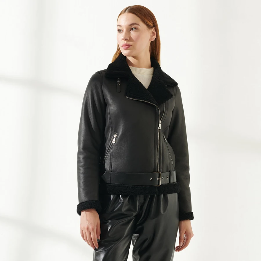 Women Fashion Warm Windproof Bomber Jacket