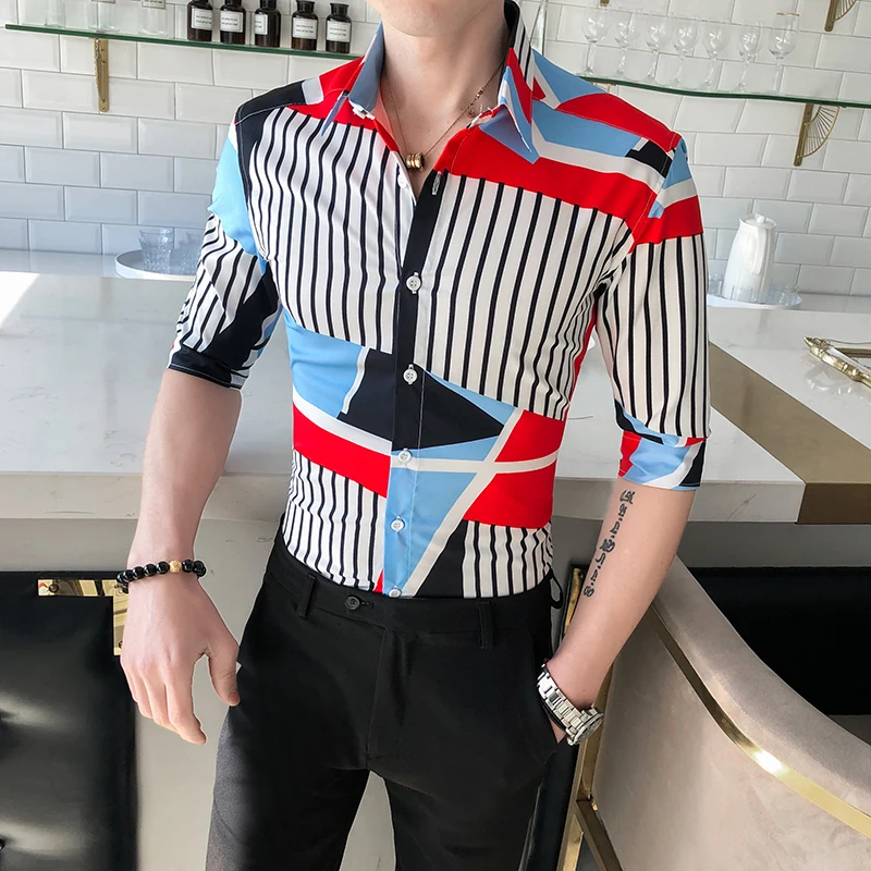summer striped shirt