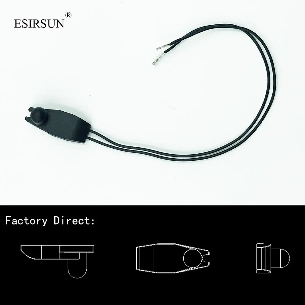 ESIRSUN Outside Outdoor Air Ambinet Temperature Sensor Fit For PEUGEOT 206 207 208 306 307 308 406 407 607 2008,6445F9, 6445.F9-animated-img