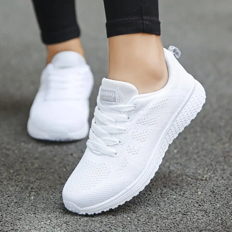 white running trainers ladies