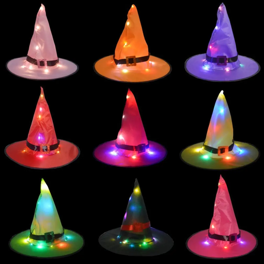 Lights Witch Hat LED Glowing Skirt 