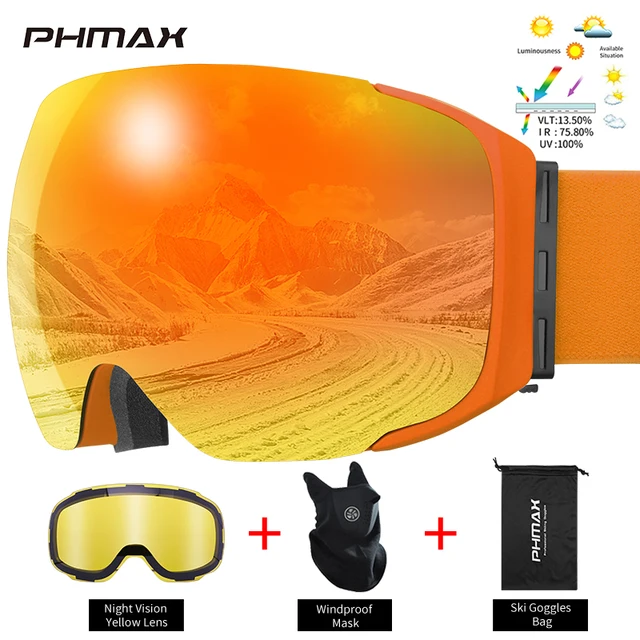 phmax ski goggles